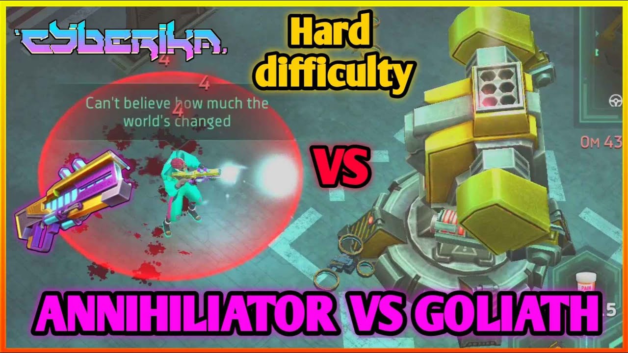 Annihiliator VS Goliath in Hard Difficulty!!  | Cyberika: Action Cyberpunk RPG Gameplay
