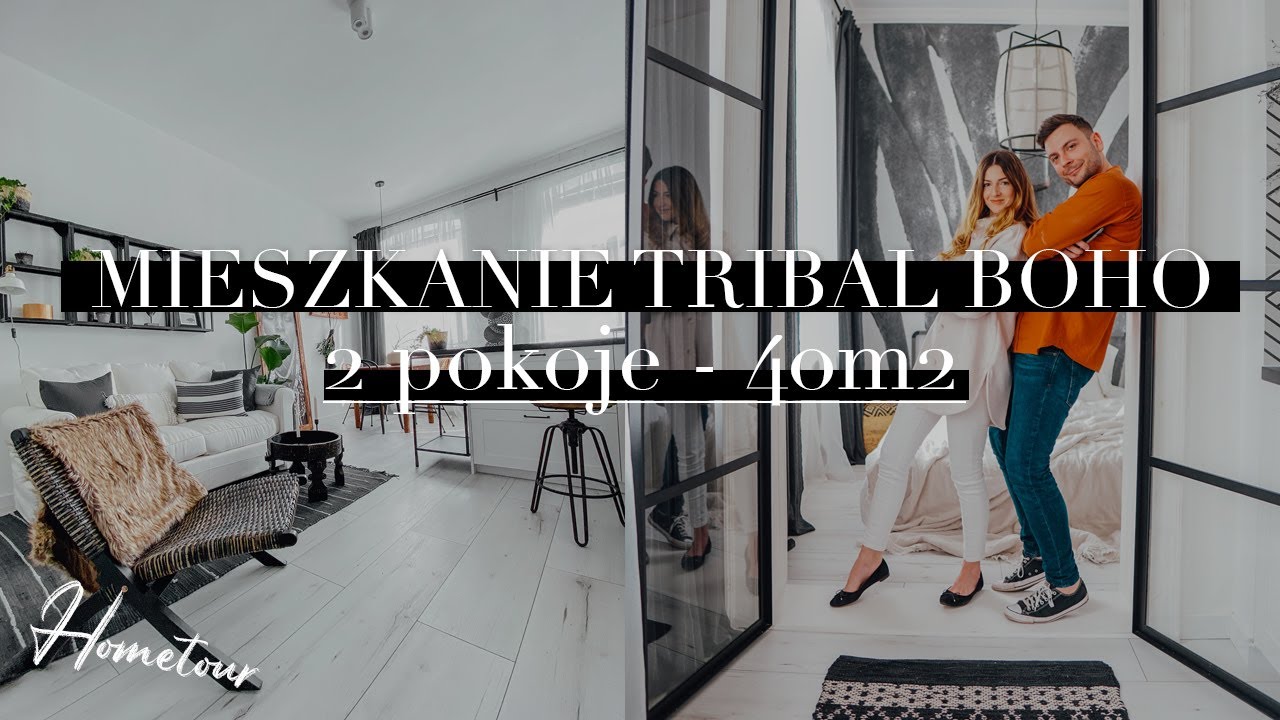 MIESZKANIE 40m W STYLU TRIBAL BOHO - HOME TOUR Z ŁODZI