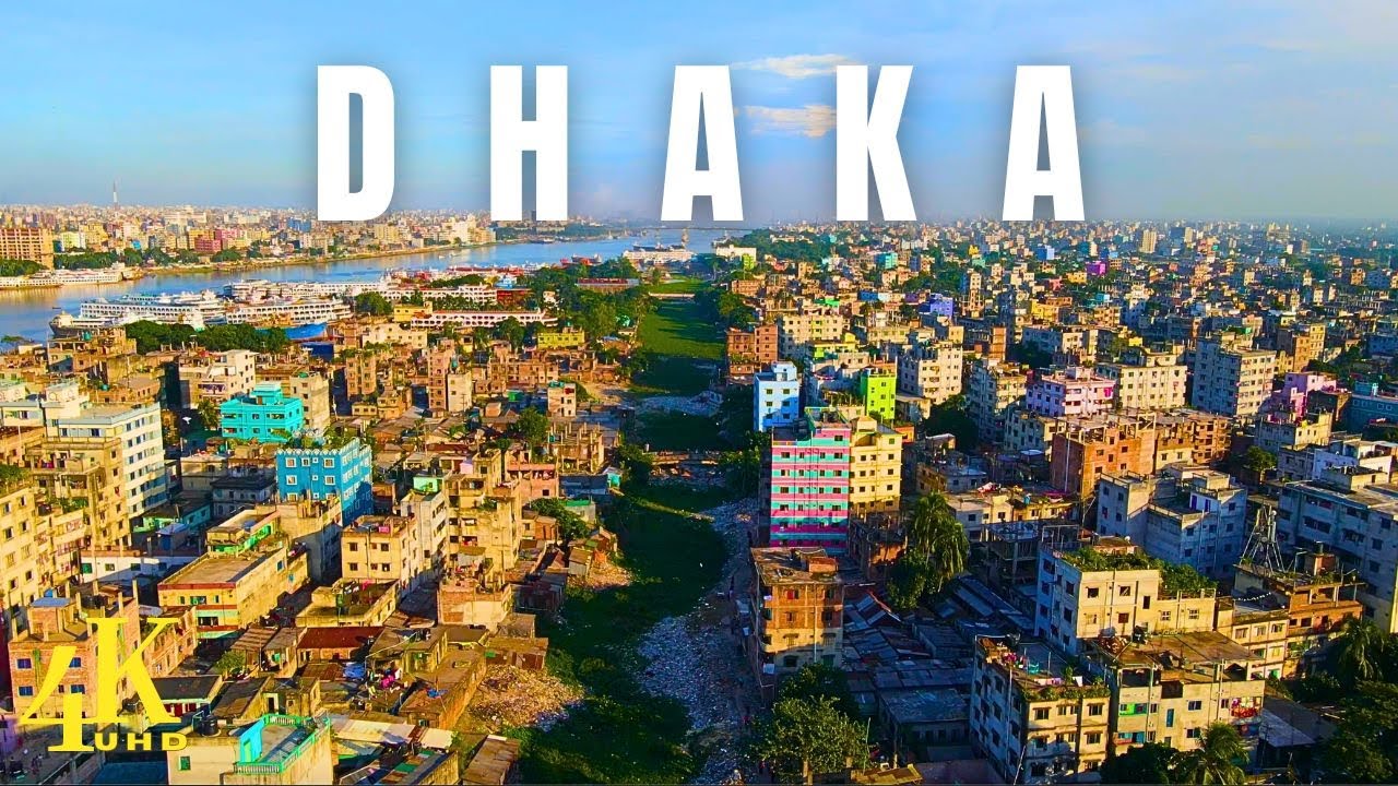 Dhaka, Bangladesh 🇧🇩 in 4K ULTRA HD | Drone Footage