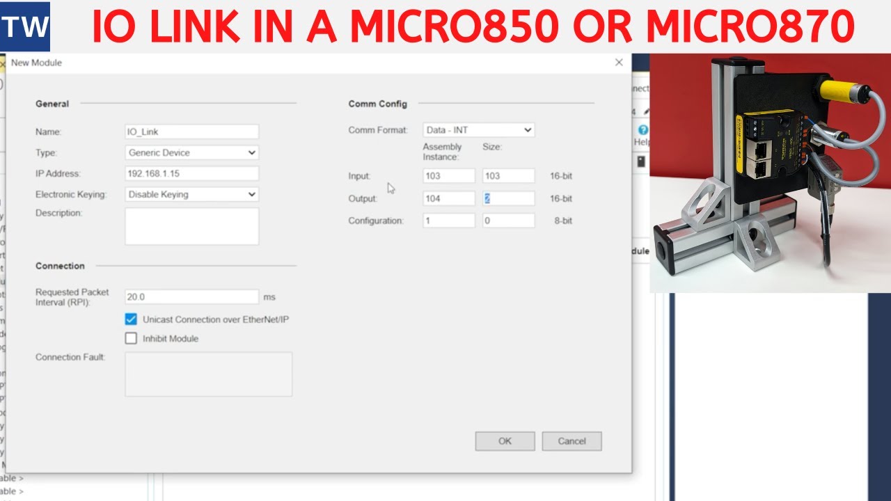 Adding a Turck IO Link Ethernet Module to a Micro850 or Micro870 PLC