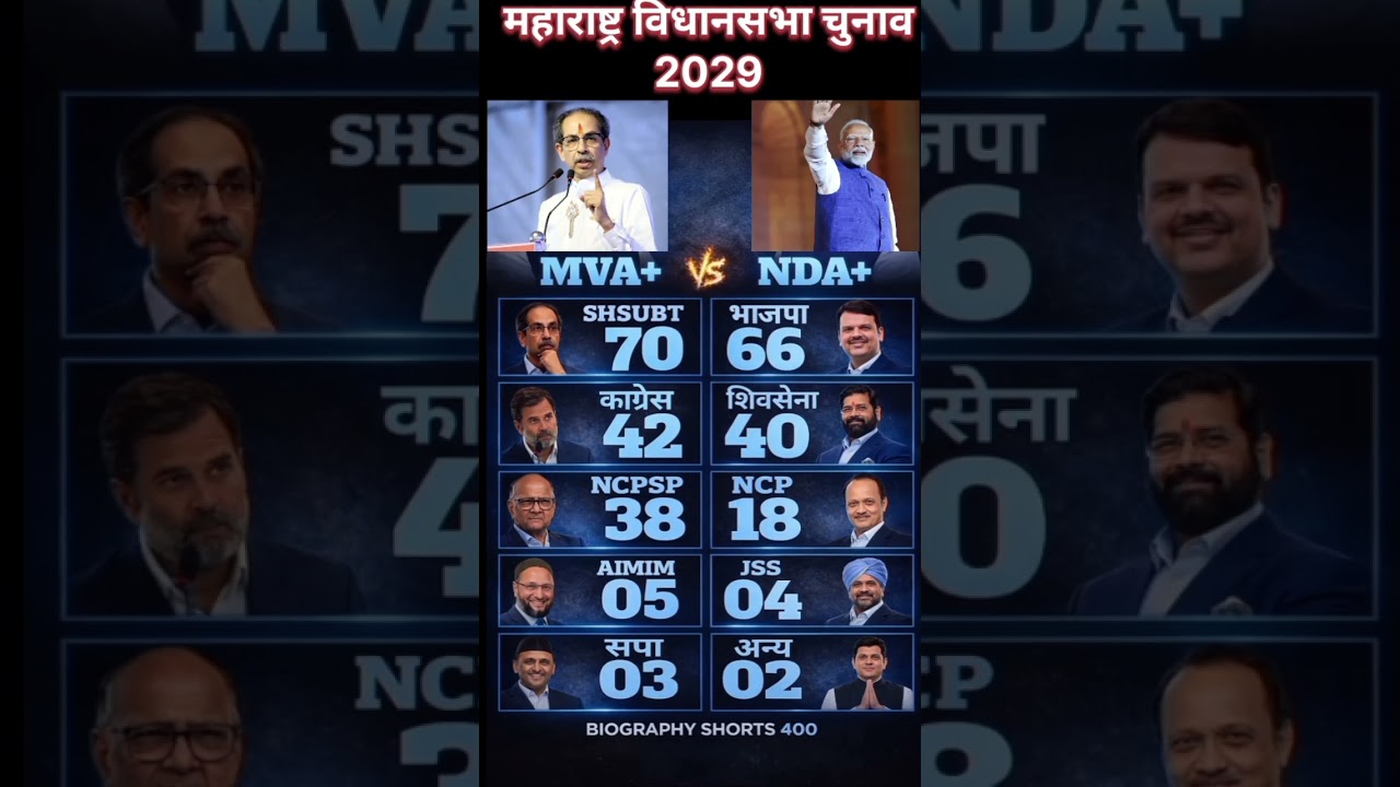 BJP vs SHSUBT vs Shiv Sena 2029 | Maharashtra Political Battle Analysis❗#bjp #congress #ytshorts