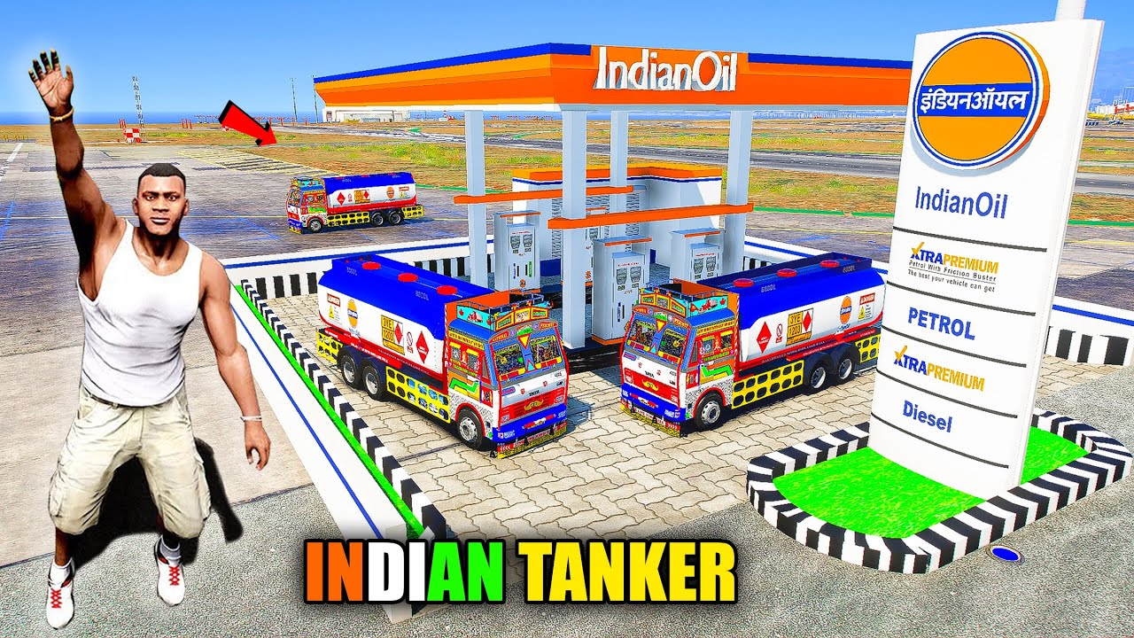 Franklin & Shinchan Buy Indian Oil TATA Tanker And Start Transport Business in GTA 5
