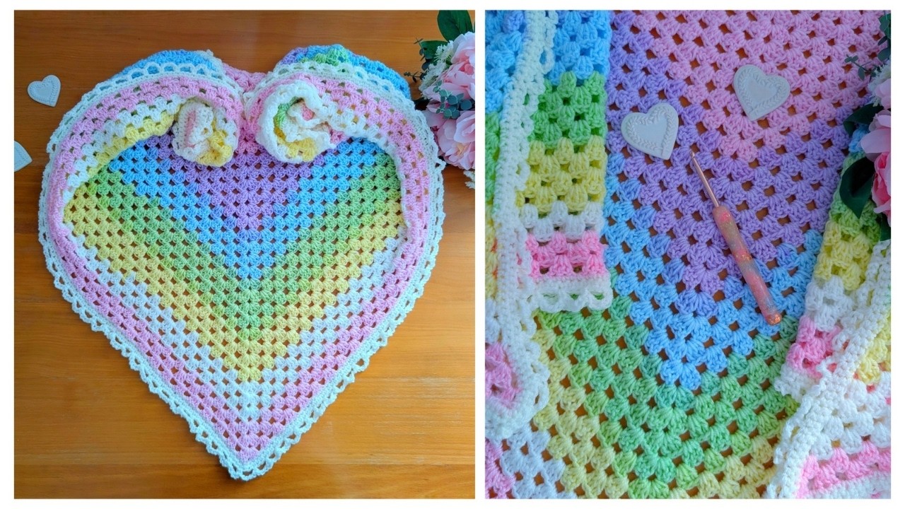 CROCHET EASY VINTAGE SHAWL TUTORIAL | How To Crochet Shawl For Beginners DIY & Free Pattern