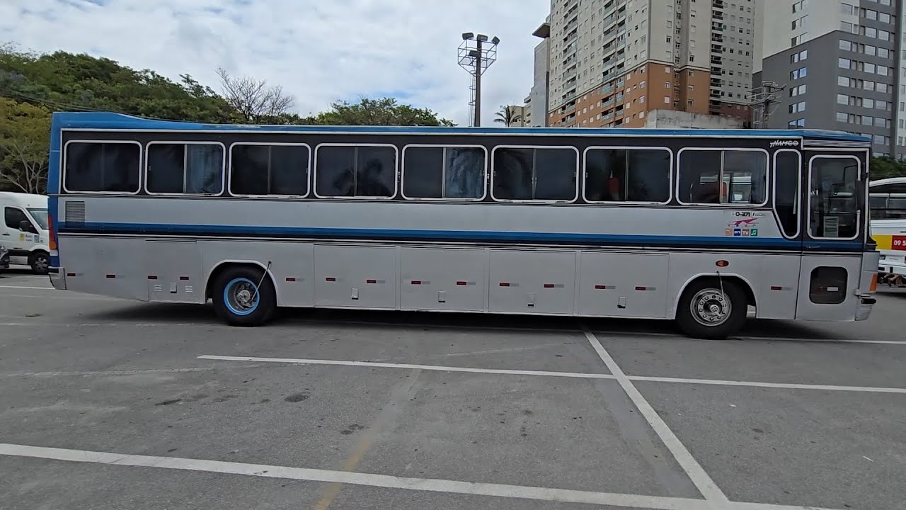 Thanco P&eacute;gasus ,Mercedes-Benz O-355 1986 ex. Expresso de Prata - Som do Motor Por Fora e Por Dentro