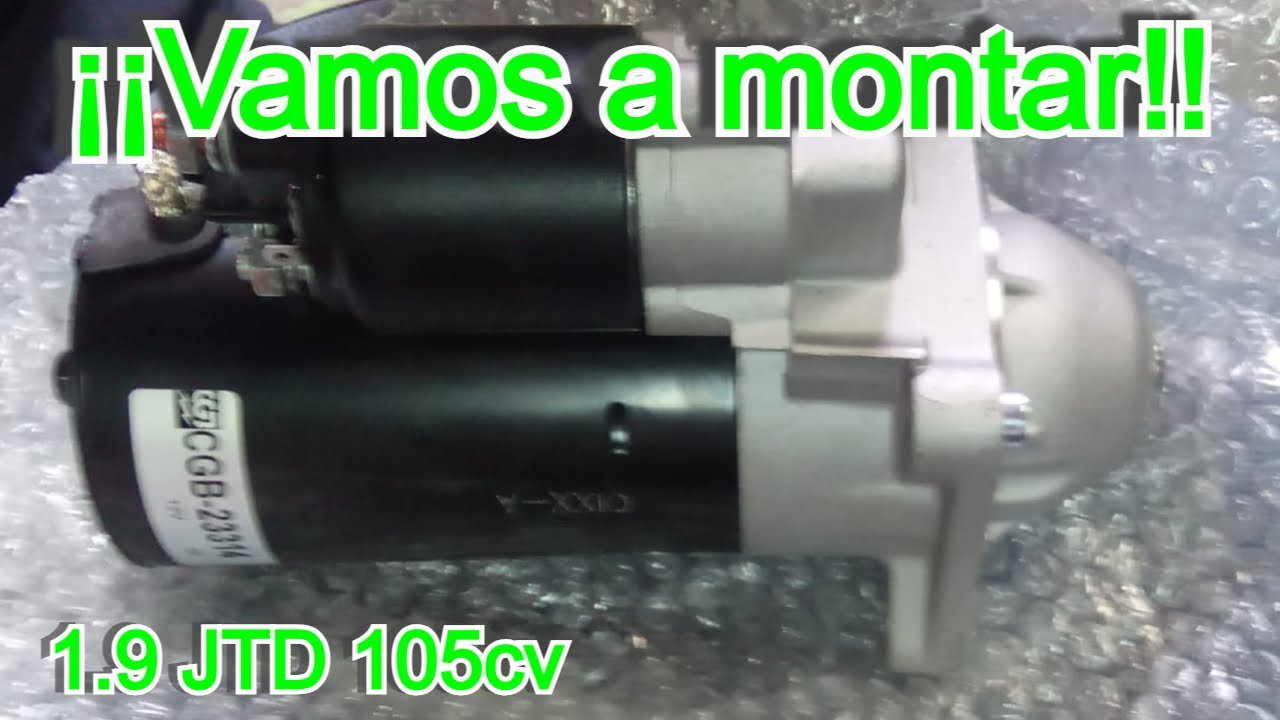 Como cambiar puesta en marcha o motor de arranque en el coche