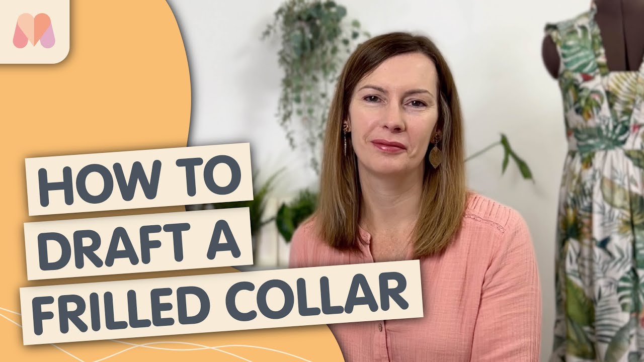 How to Pattern Draft | Collars | How to Draft a Frilled Collar