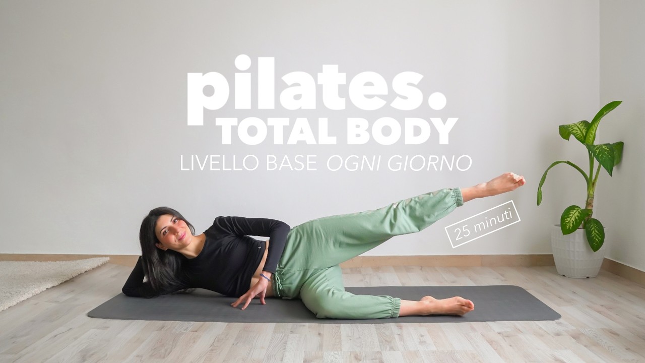 25Min Lezione TOTAL BODY PILATES | Esercizi di Pilates a casa per tutto il corpo