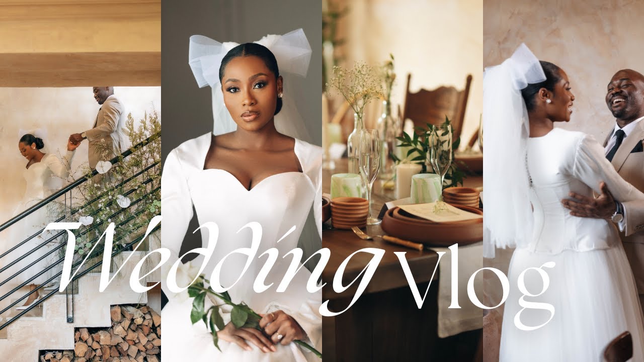 WEDDING VLOG: INTIMATE CIVIL CEREMONY, FITTINGS, PHOTOSHOOT, MAKEUP & MORE | DIMMA UMEH