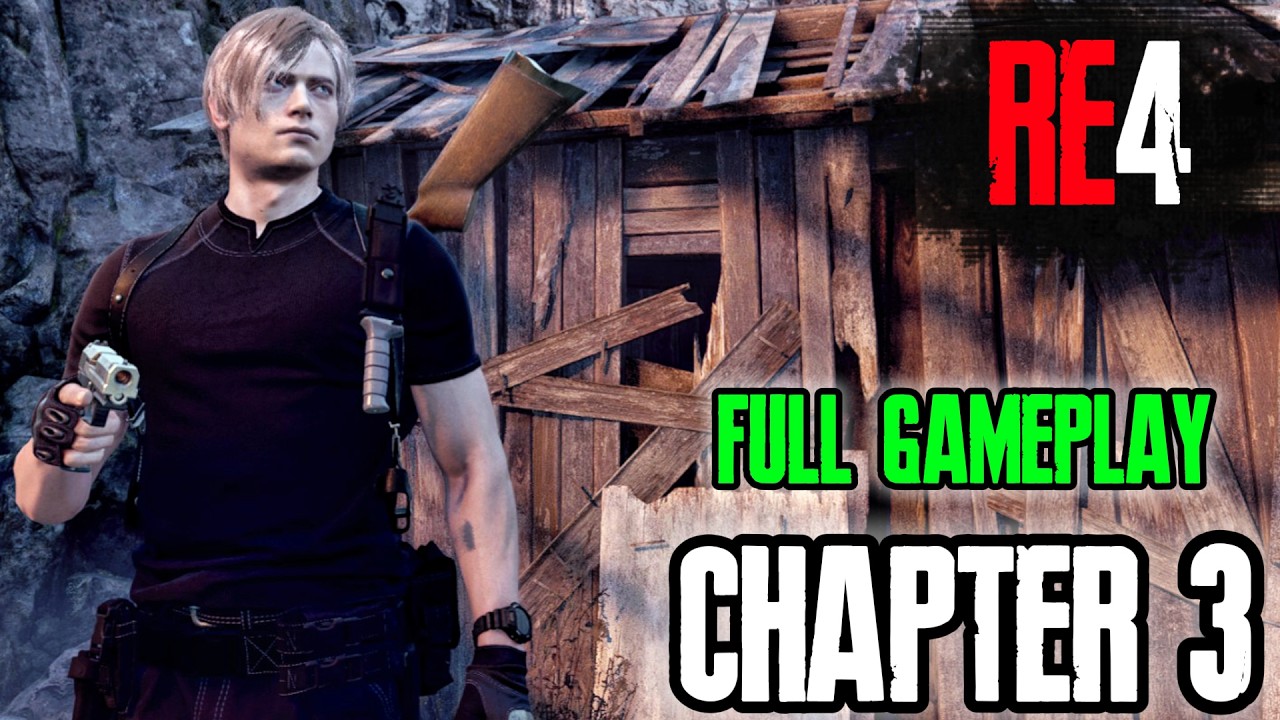 Resident Evil 4 Remake Chapter 3 Full Gameplay | All Cinematics | No Commentary
