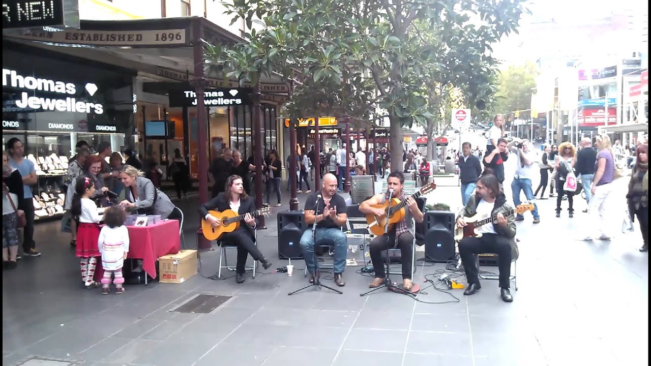 Street Musician in Melbourne 2 (Bourke St.) La Rumba 7