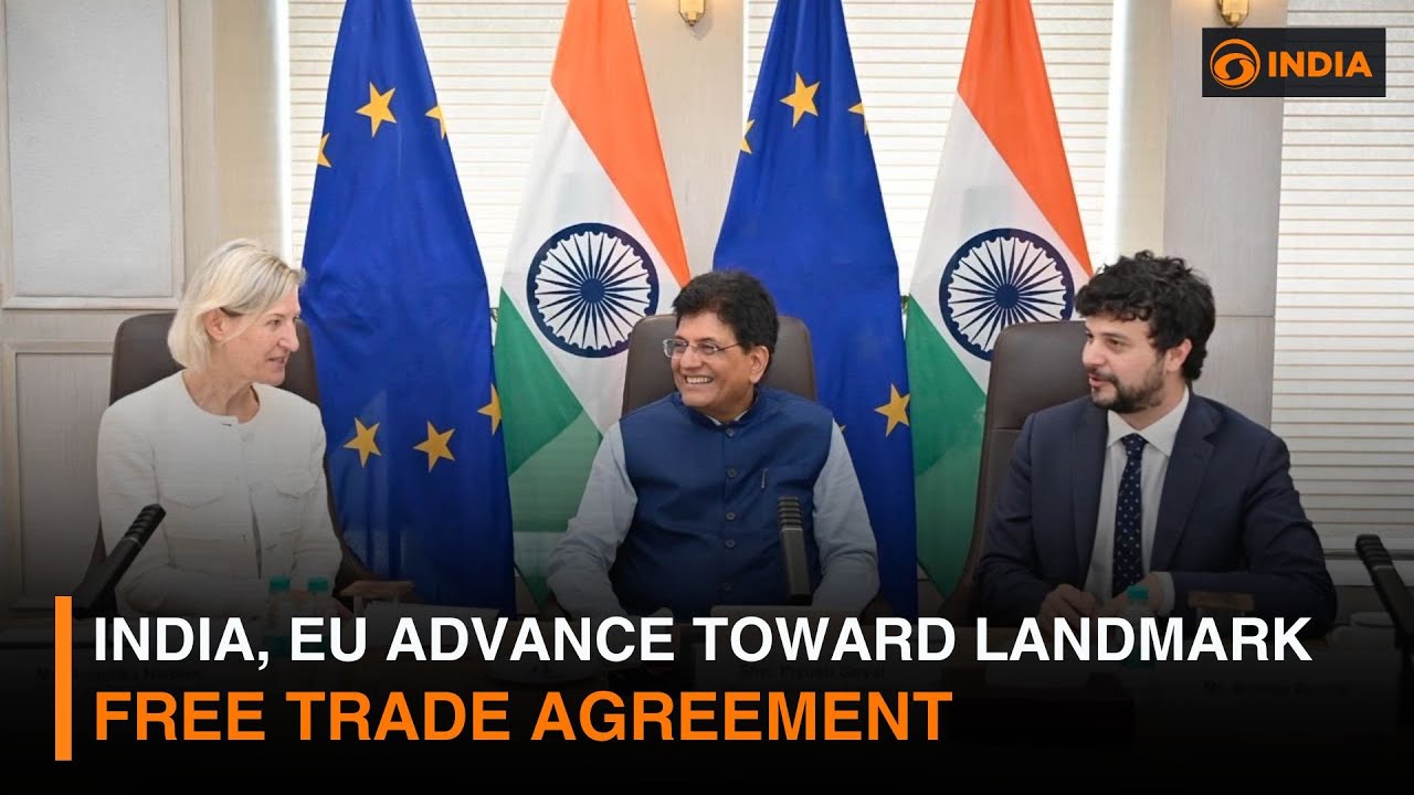 India, EU Advance Toward Landmark Free Trade Agreement | DD India