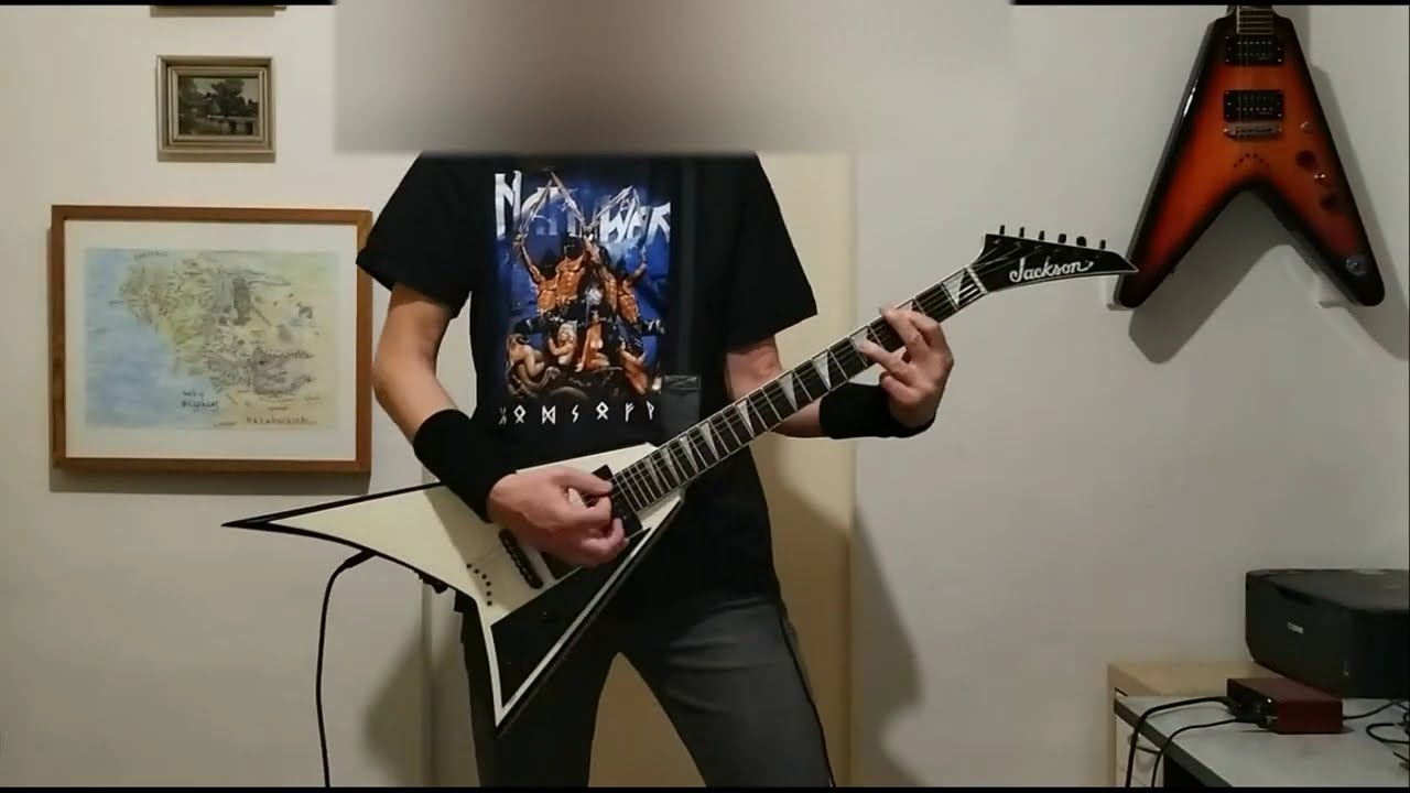 Manowar - Kingdom Come (Rhythm Guitar Cover)