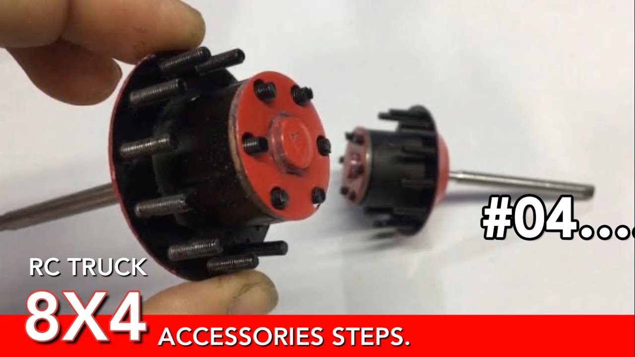 Make A Real Disk for Rear Axle in RC Duty Heavy Construction RC Truck Parts