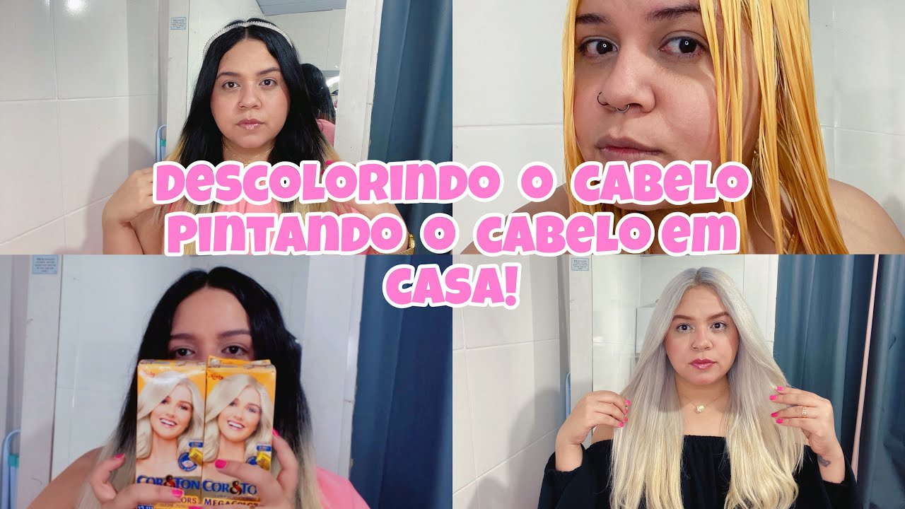 PINTANDO O CABELO EM CASA