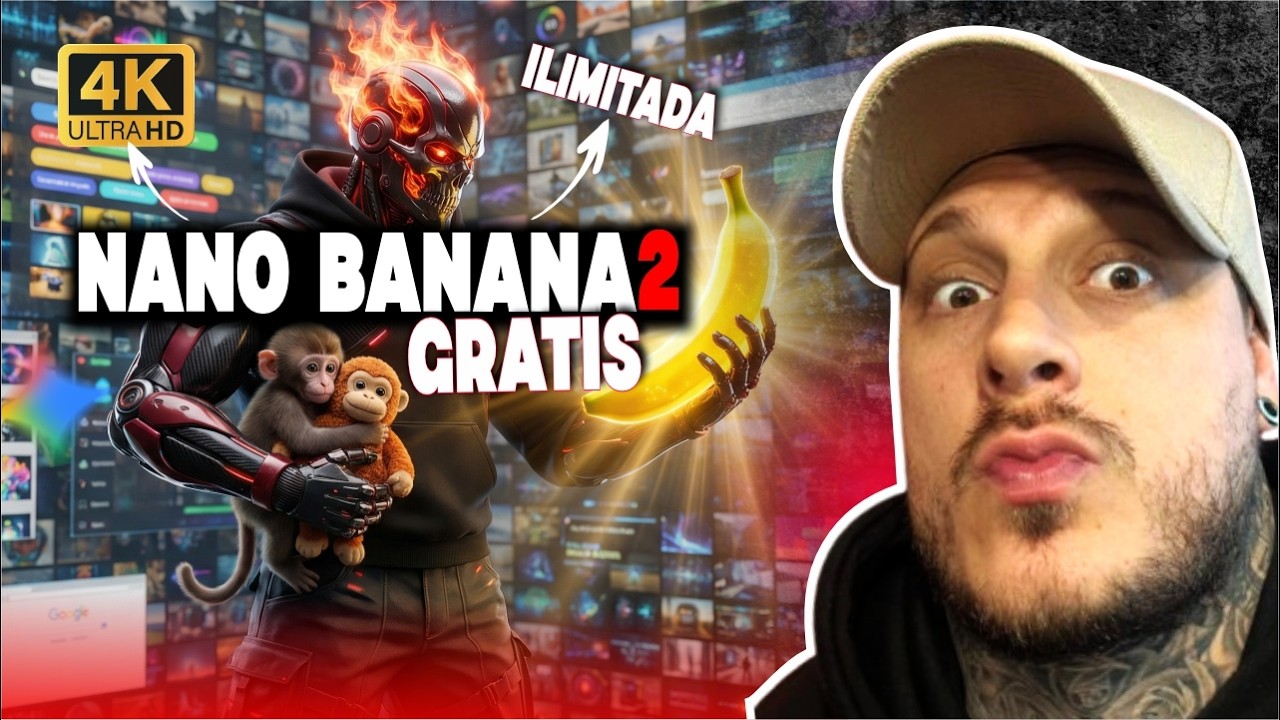 😱 NUEVO Nano Banana 2 — úsala GRATIS, ilimitada y en 4K