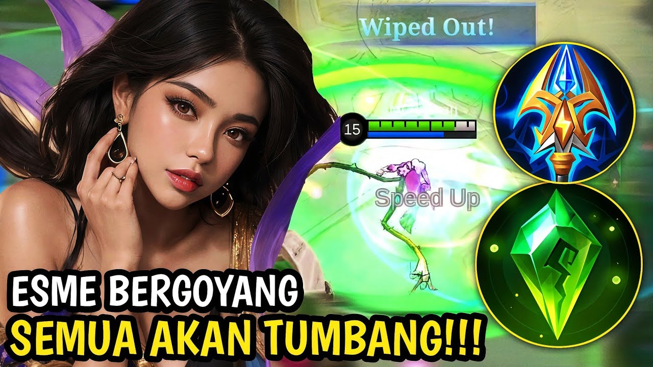 ENEMY BERCANDA GK NGEBAN ESMERALDA⁉️INI DIA ESMERALDA BUILD GOYANGAN KEMATIAN| MLBB