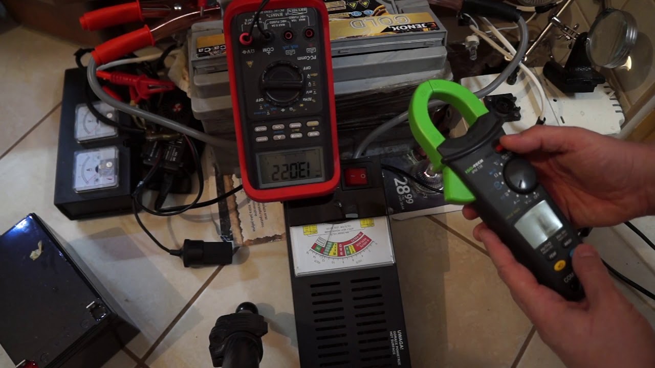 Odsiarczanie akumulatora Jenox - testy po ładowaniu prostownikiem jednopołówkowym