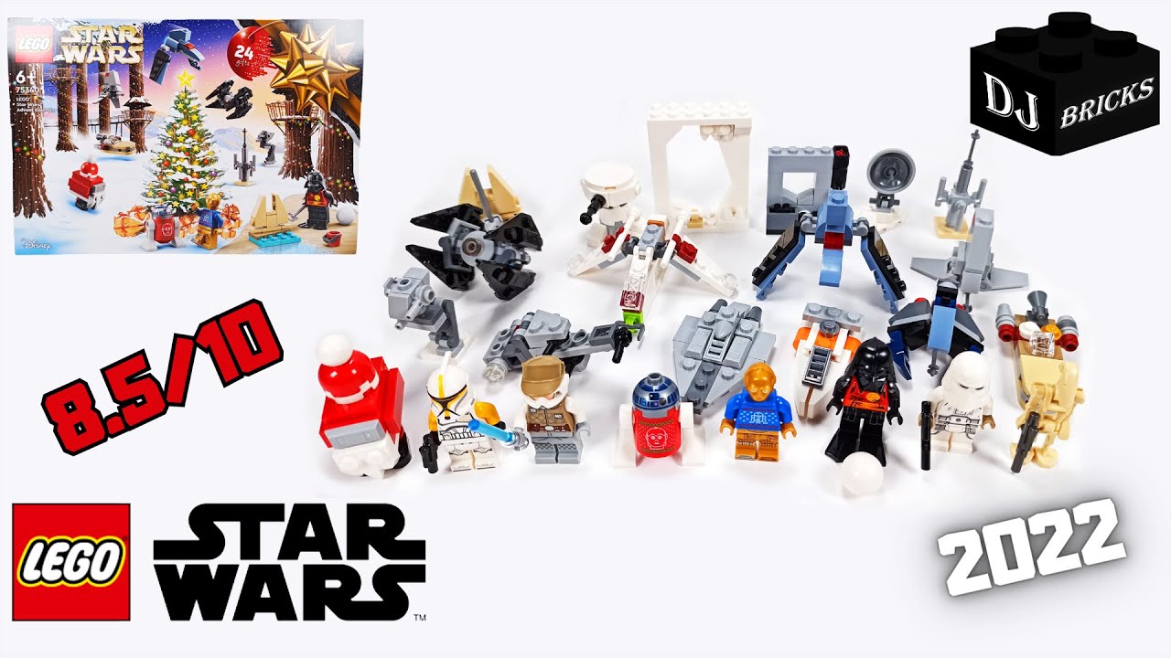 LEGO Star Wars 75340 LEGO STAR WARS ADVENT CALENDAR (2022) Speed Build & Visual Review