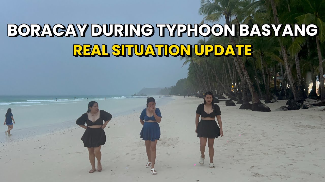BORACAY Philippines | February 6 2026 | Walk Tour At The White Beach During Typhoon Basyang