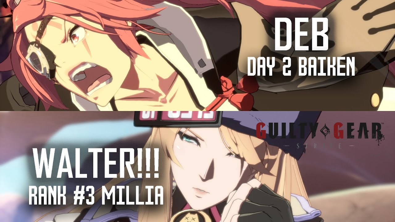 【GGST】DEB ( Baiken ) vs Walter!!! ( Millia ) High level gameplay【Guilty Gear Strive】