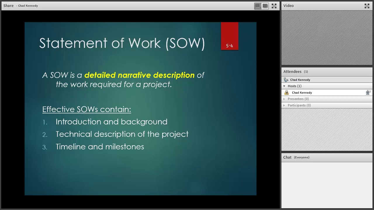 TMC 470 Building Scope and Statement of Work (SOW)