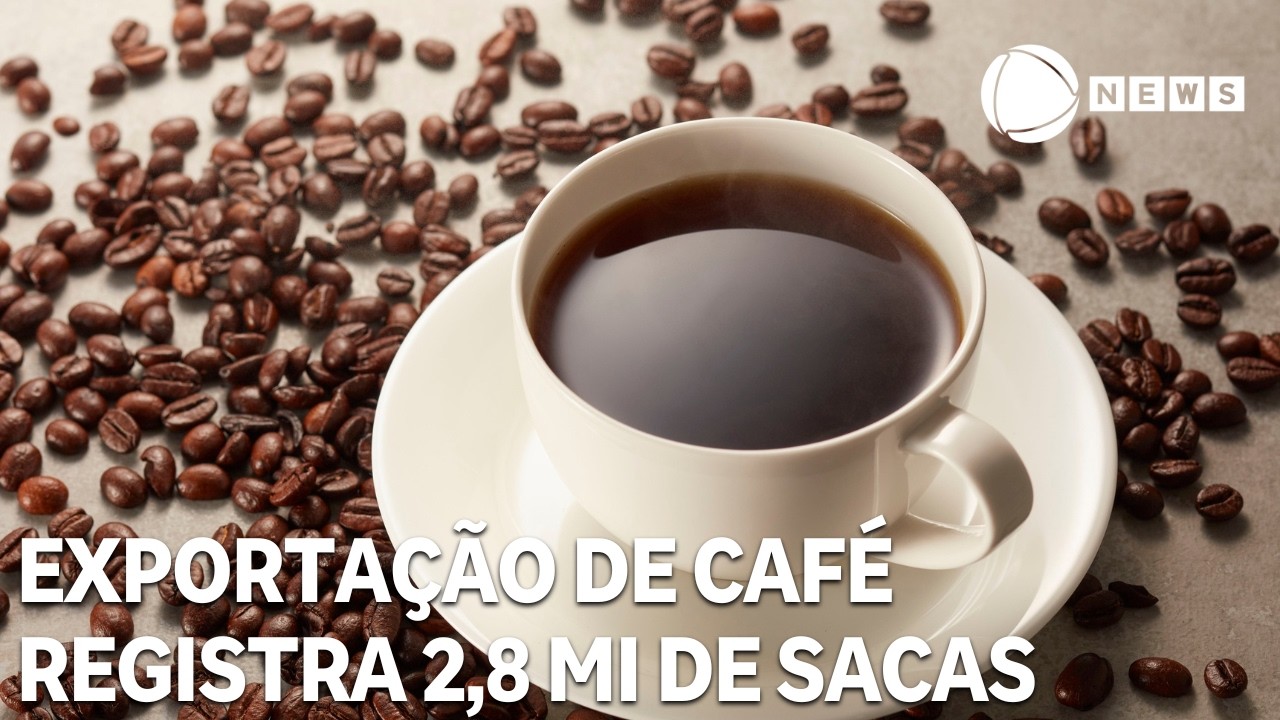 Exportação de café registra 2,8 milhões de sacas de café em janeiro