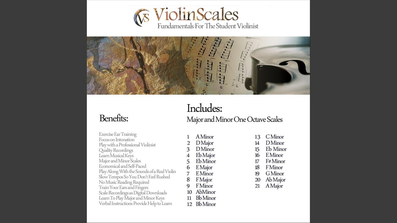 A Minor Scale For Violin