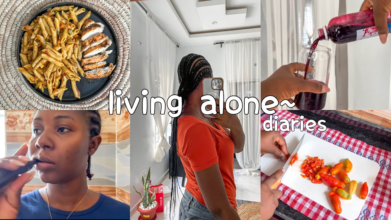 Living Alone Diaries | day in the life of a Lagos girl | home cooking