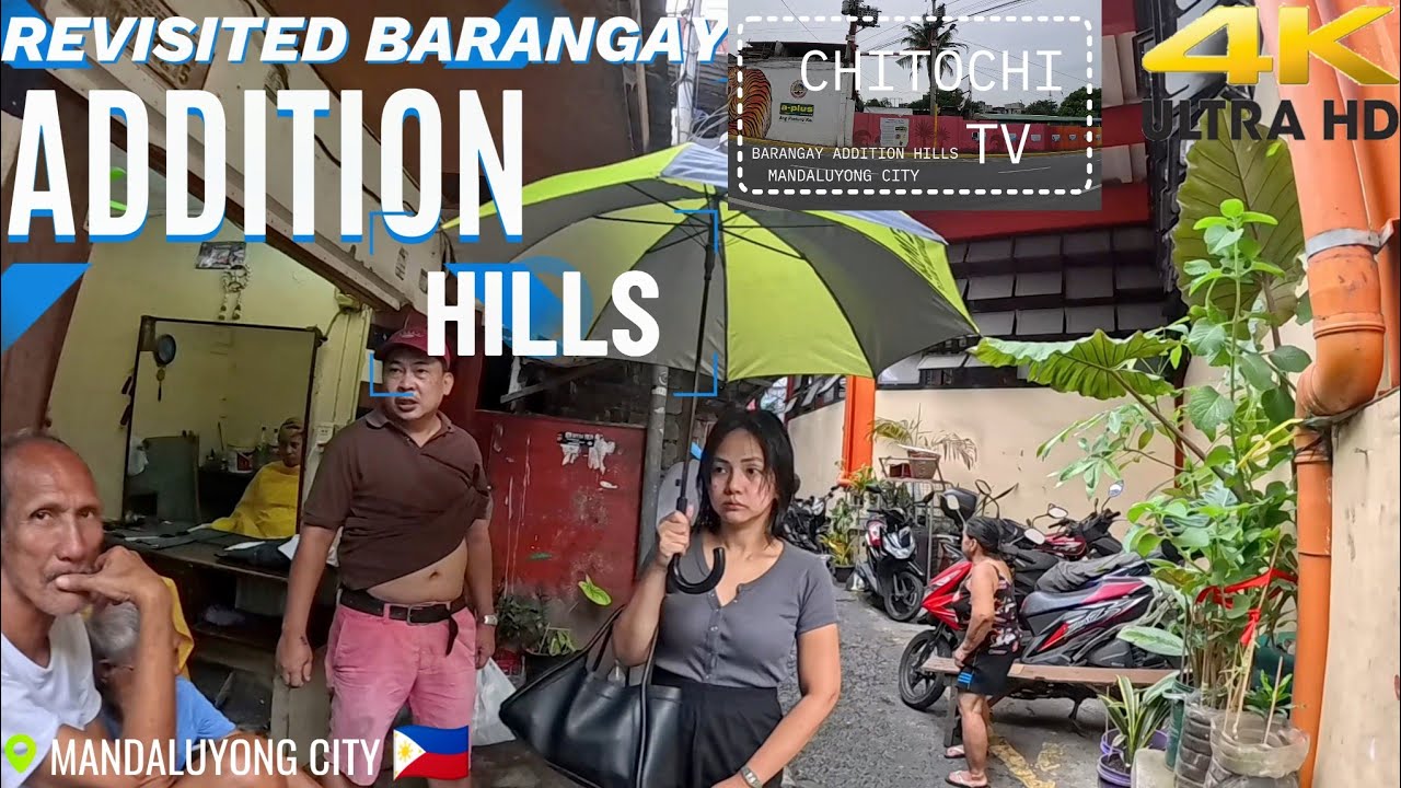 [4K] Get Lost in Addition Hills || A Mandaluyong Walking Tour Adventure