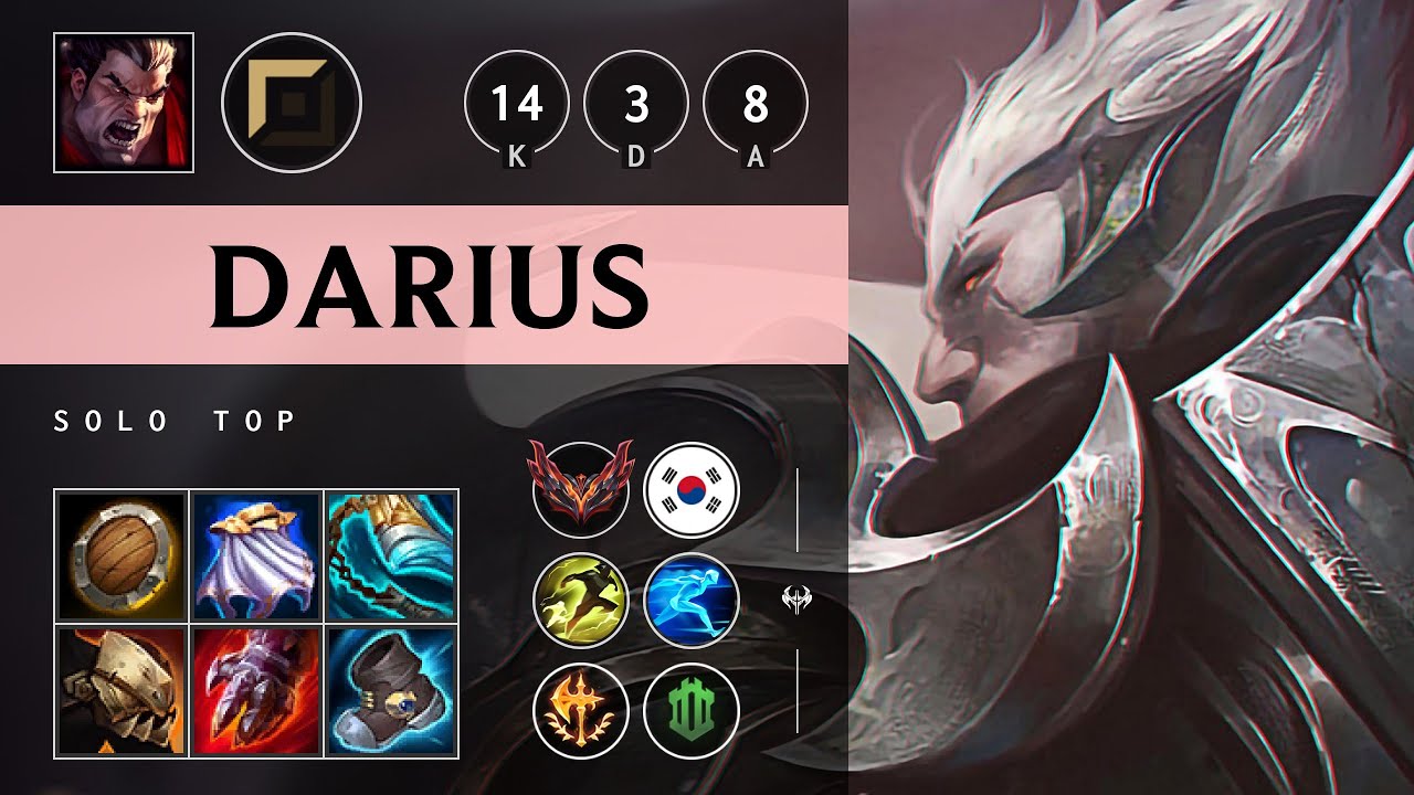 Darius Top vs Rumble - KR Grandmaster Patch 25.08