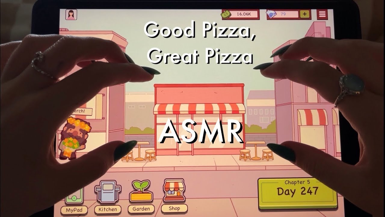 ASMR Whispered Let’s Play! Good Pizza, Great Pizza 