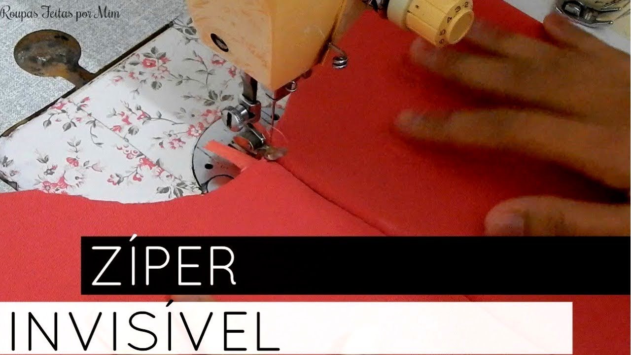 COMO COLOCAR ZÍPER INVISÍVEL NO VESTIDO