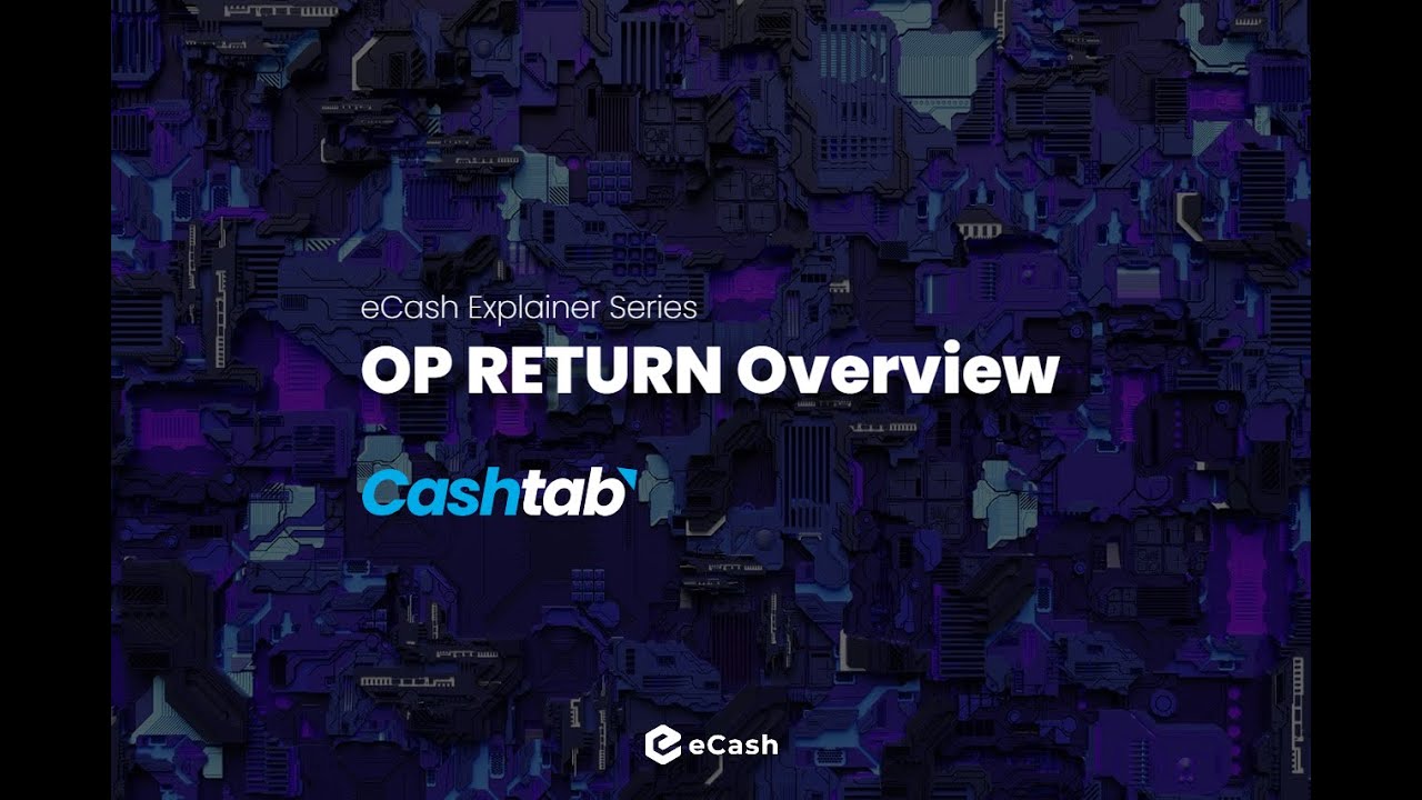 OP RETURN Overview