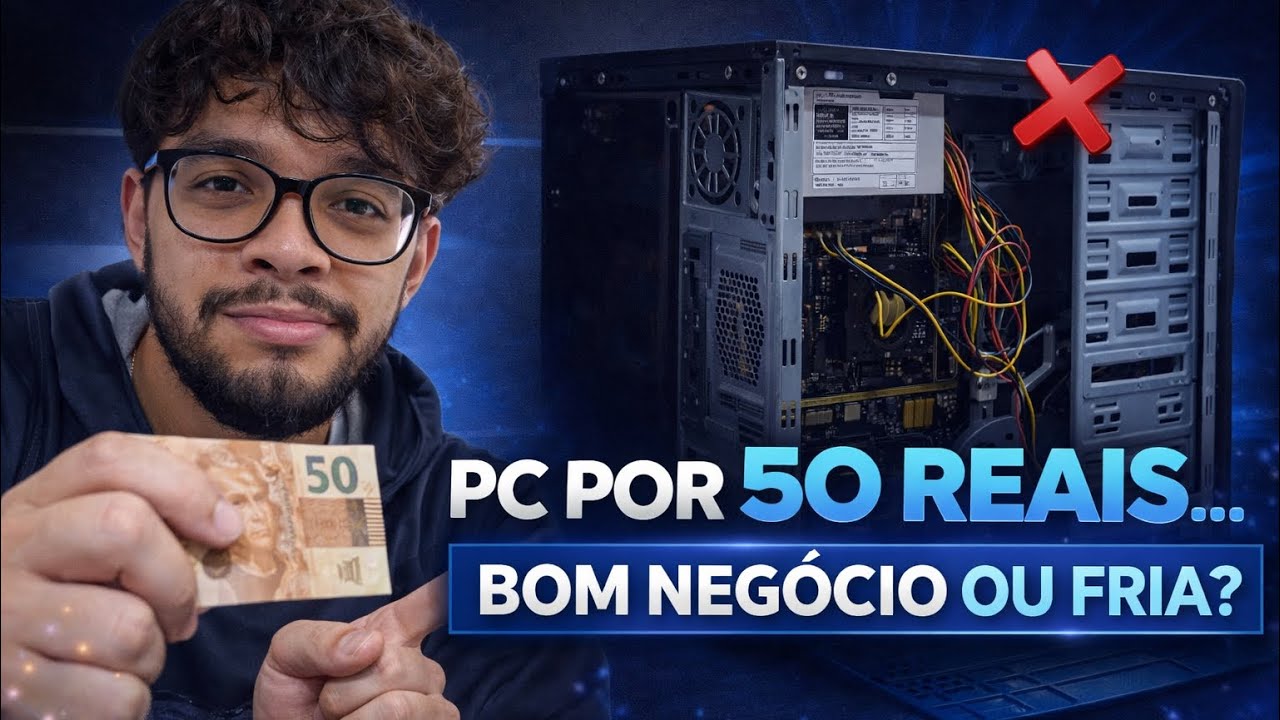 Comprei um PC CUSTO BENÉFICO POR APENAS R$50
