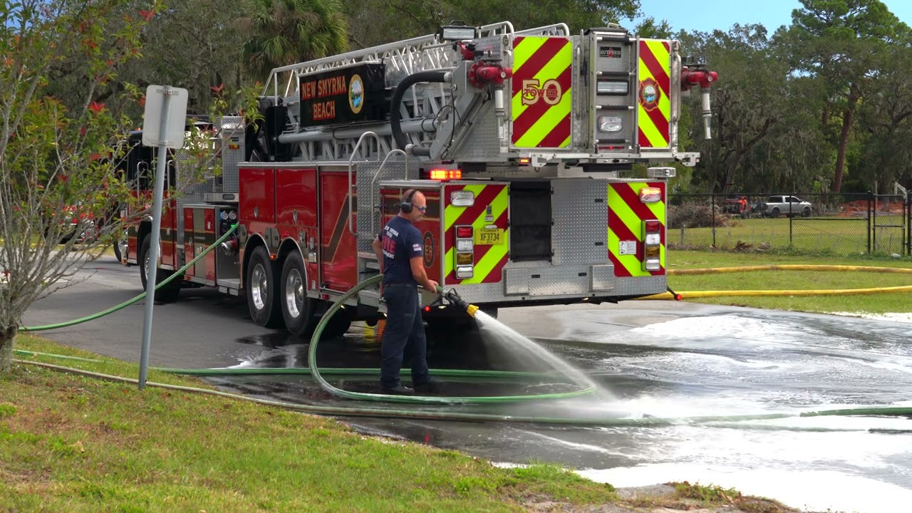 New Smyrna Beach, FL - Explosion Critically Burns 2 Patients - October 24 2022