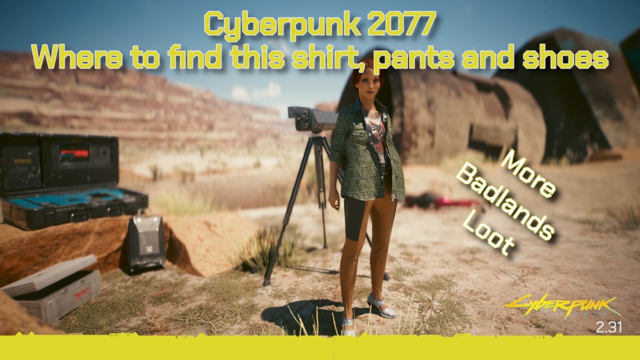 Cyberpunk 2077. Где найти эту рубашку, эти штаны и эти ботинки? Ещё больше добычи в Пустошах.