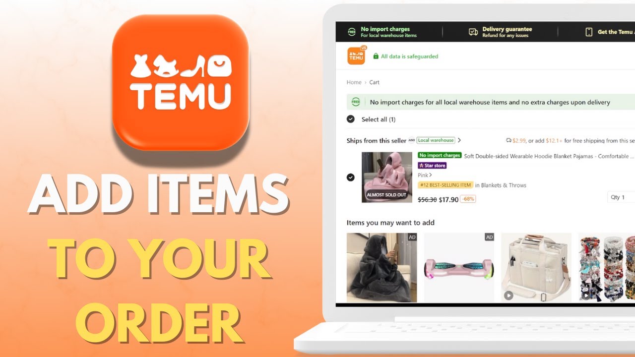 How To Add More Items To an Order On TEMU - Full Guide