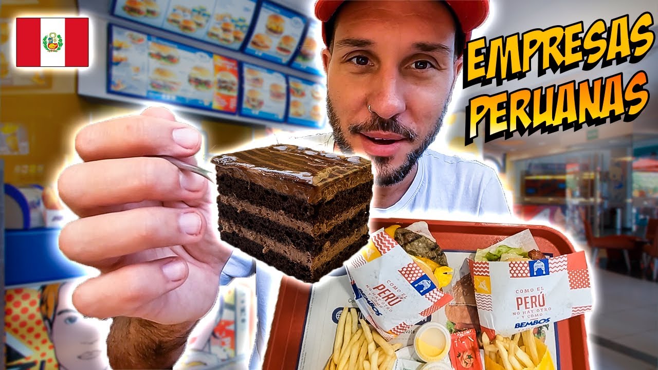 PROBANDO MARCAS PERUANAS ¿BEMBOS o McDonalds? | Lima 🇵🇪