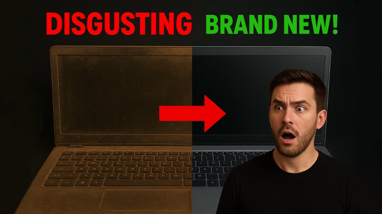 “Extreme Laptop Cleaning After Years of Dust | Full Disassembly & Deep Clean”