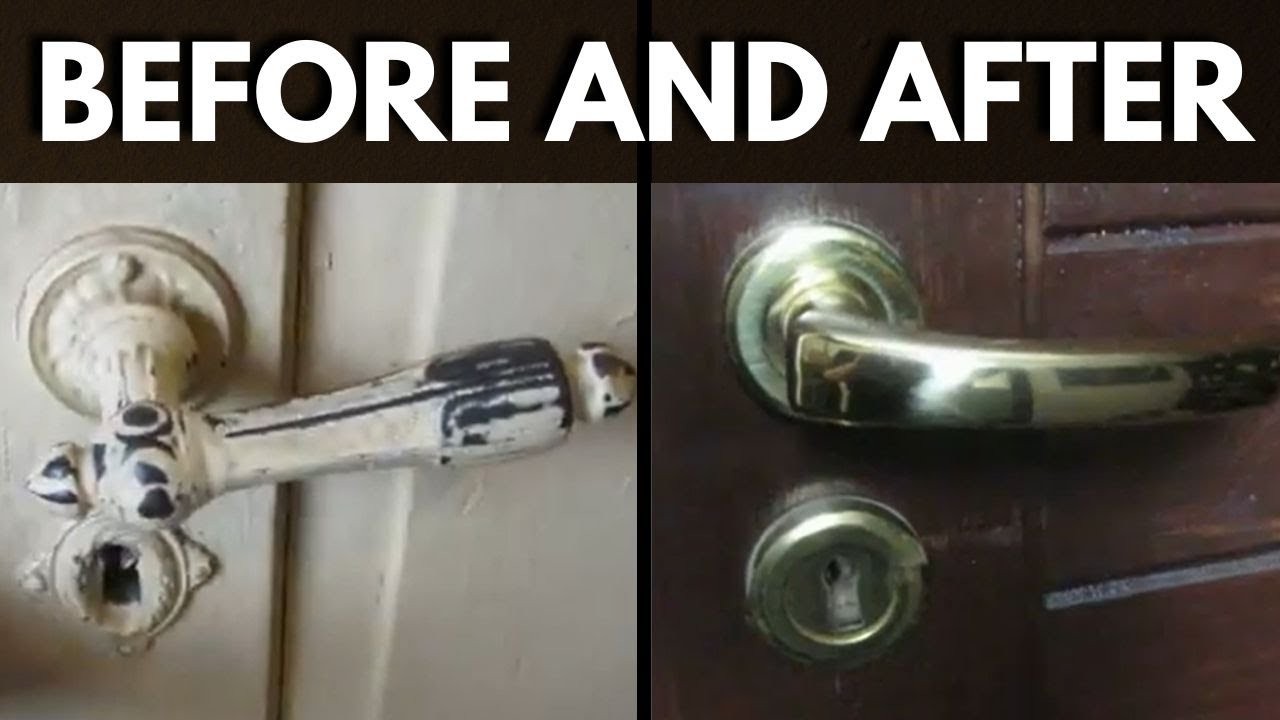 Replacing an antique door handle Removing an old doorknob