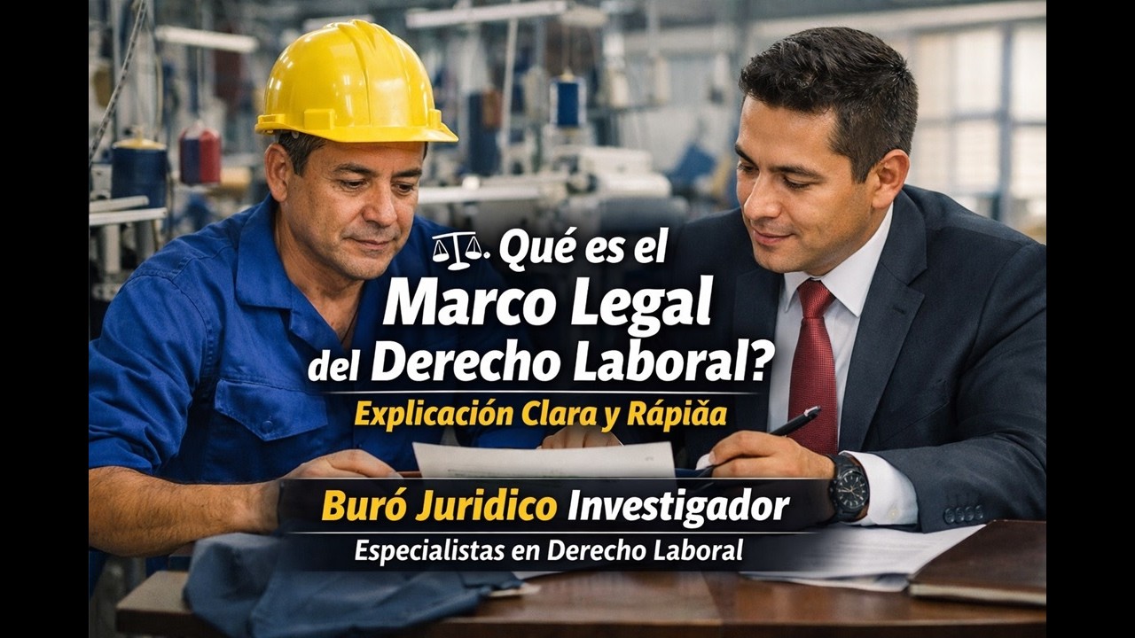⚖️ ¿Qué es el Marco Legal del Derecho Laboral? Explicación Clara y Rápida #derecholaboral