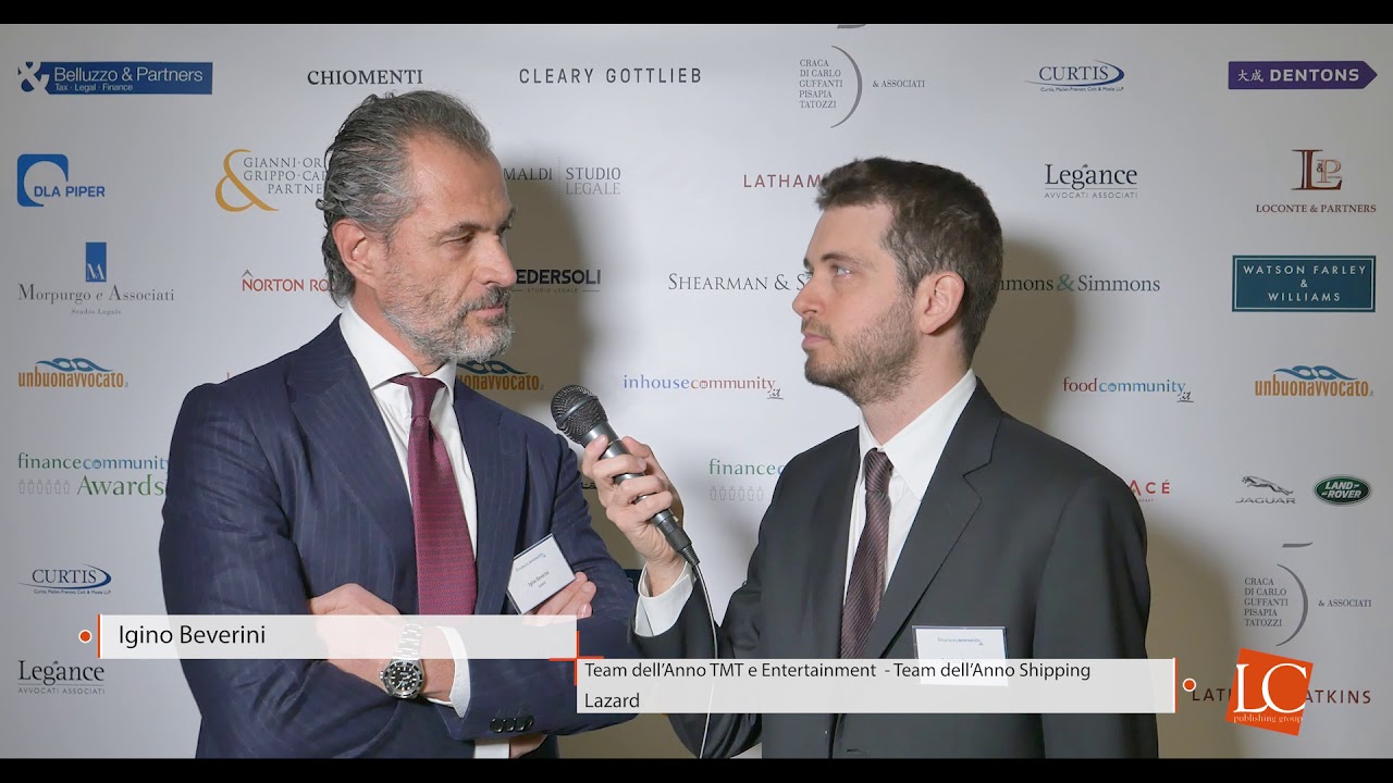 Igino Beverini - Financecommunity Awards 2017 by financecommunity.it