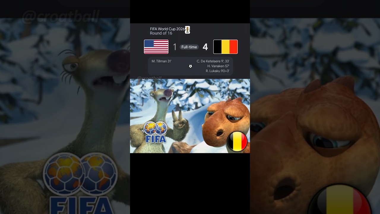 USA vs Belgium 1-4 | #FIFAWorldCup2026