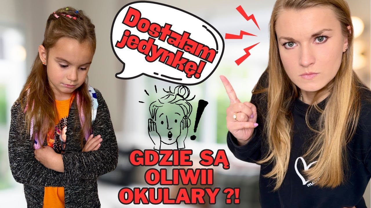 Pierwsza jedynka Oliwii😱 Gdzie się podziały okulary⁉️