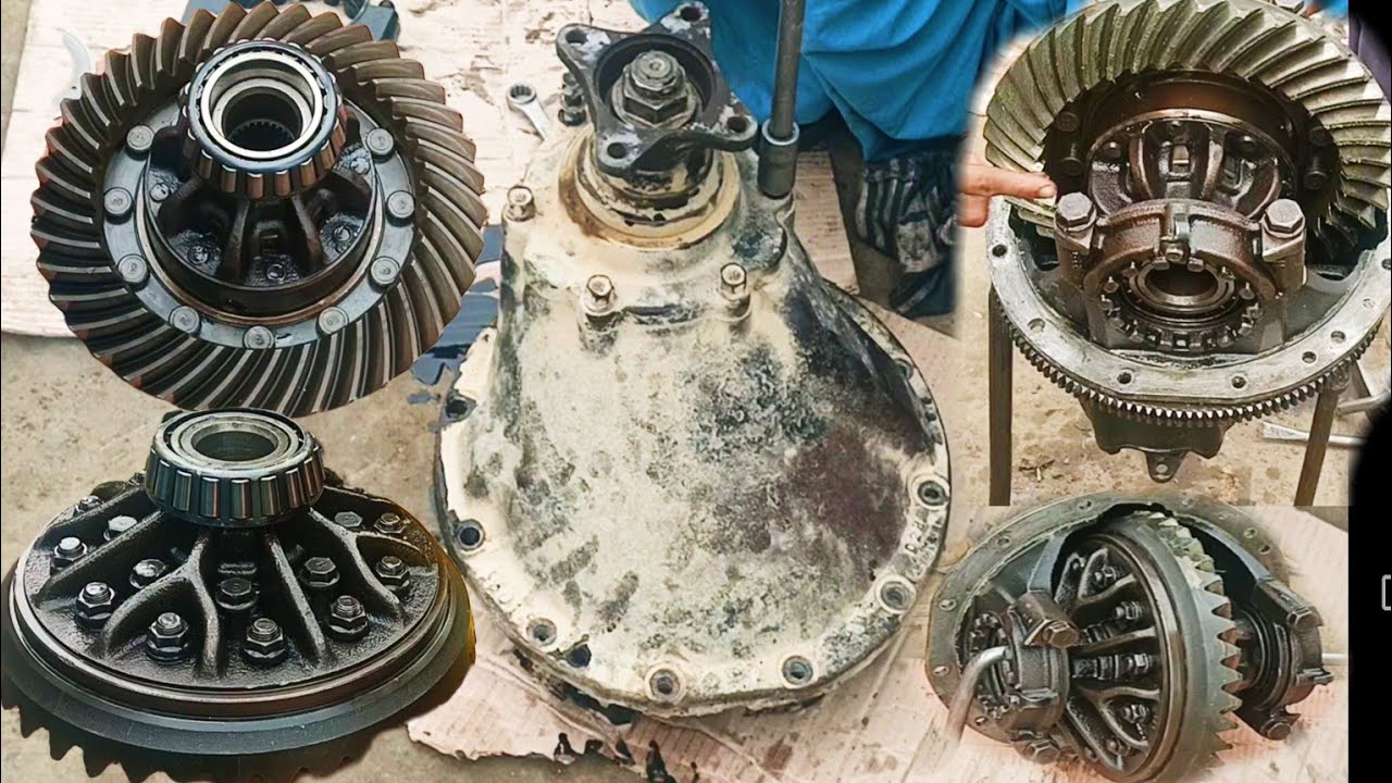 Hino 7d Truck Differential Gear Repair||How to Rebuild Truck Differential Gear||Restoration gear||