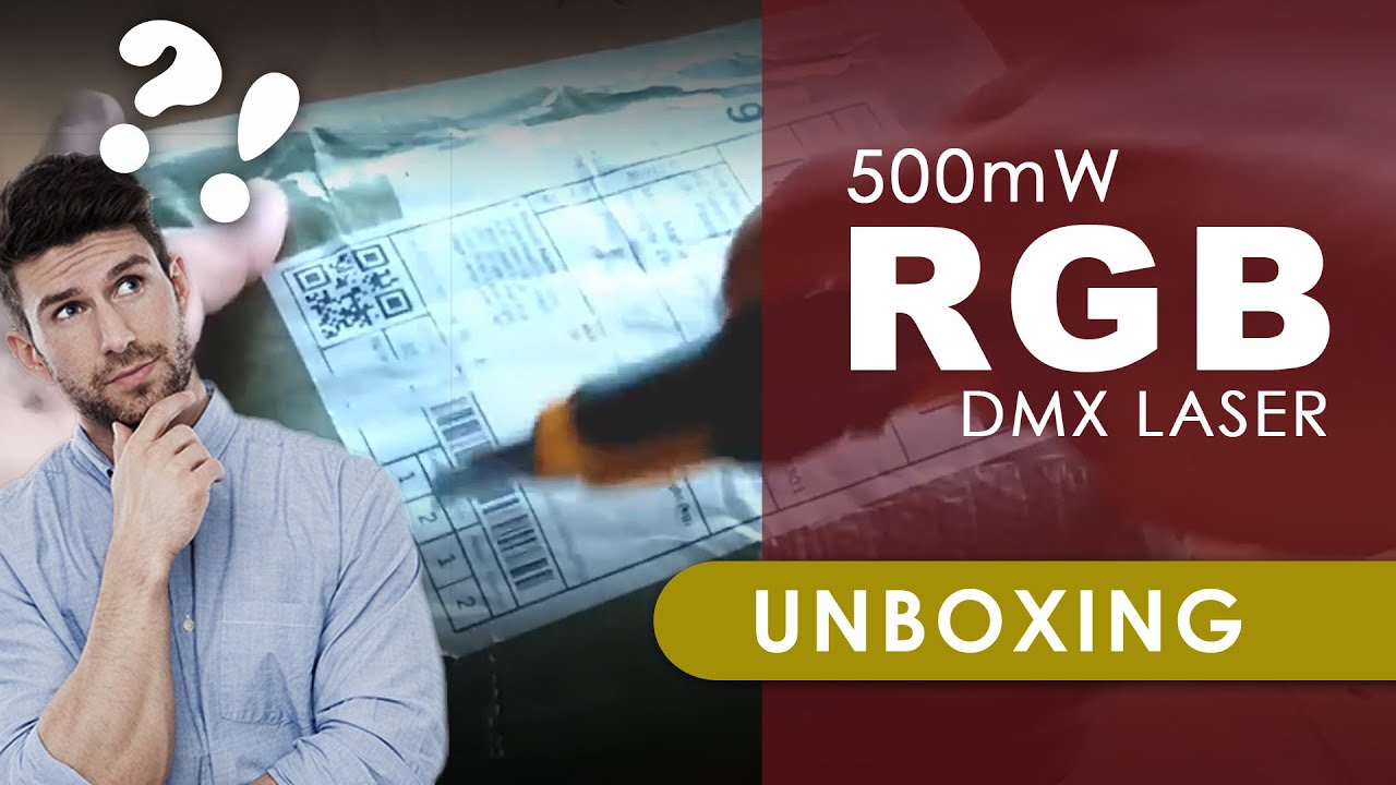 500mW RGB DMX Laser UNBOXING