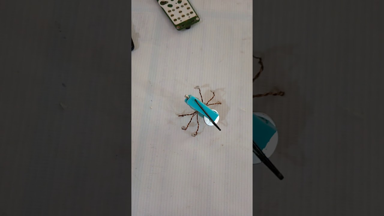 Make mini Spider Robot at home use Old cellphone Vibrator