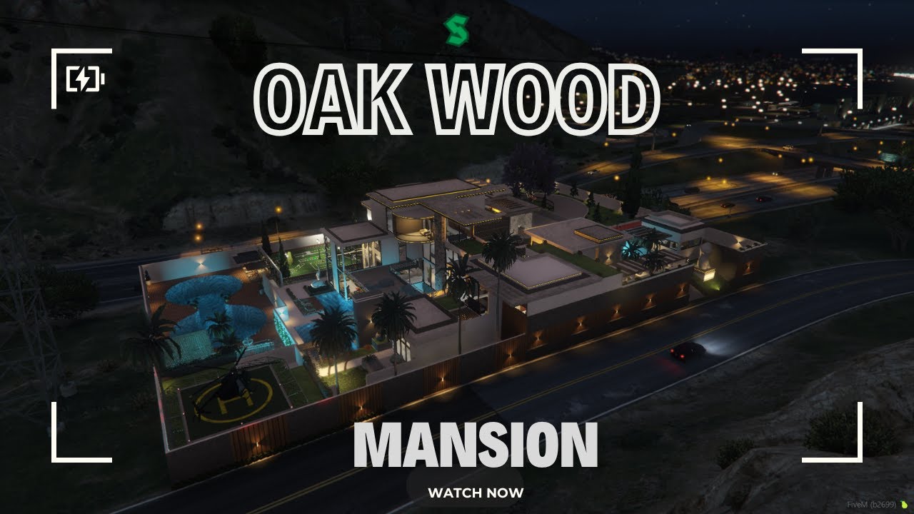 [MLO] Oakwood Mansion/ FiveM MLO Mansion / GTA5