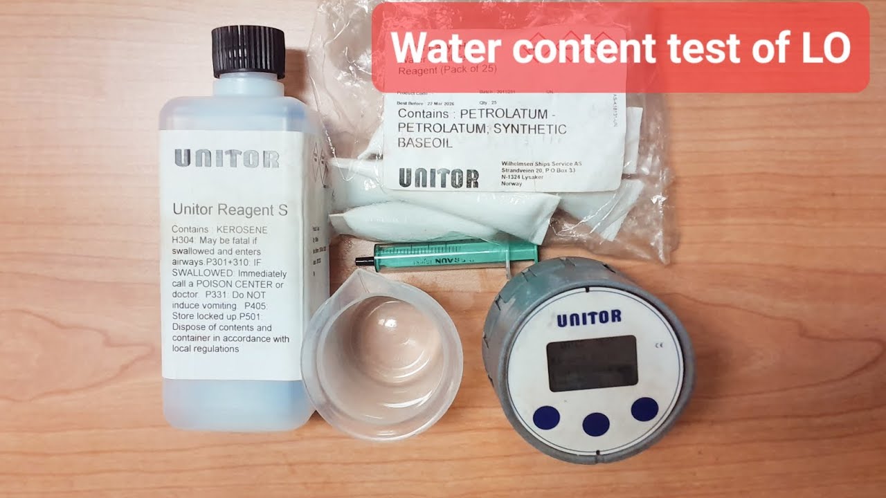 How to do Water content test of Lub Oil.#testing #generator #oil #watertest