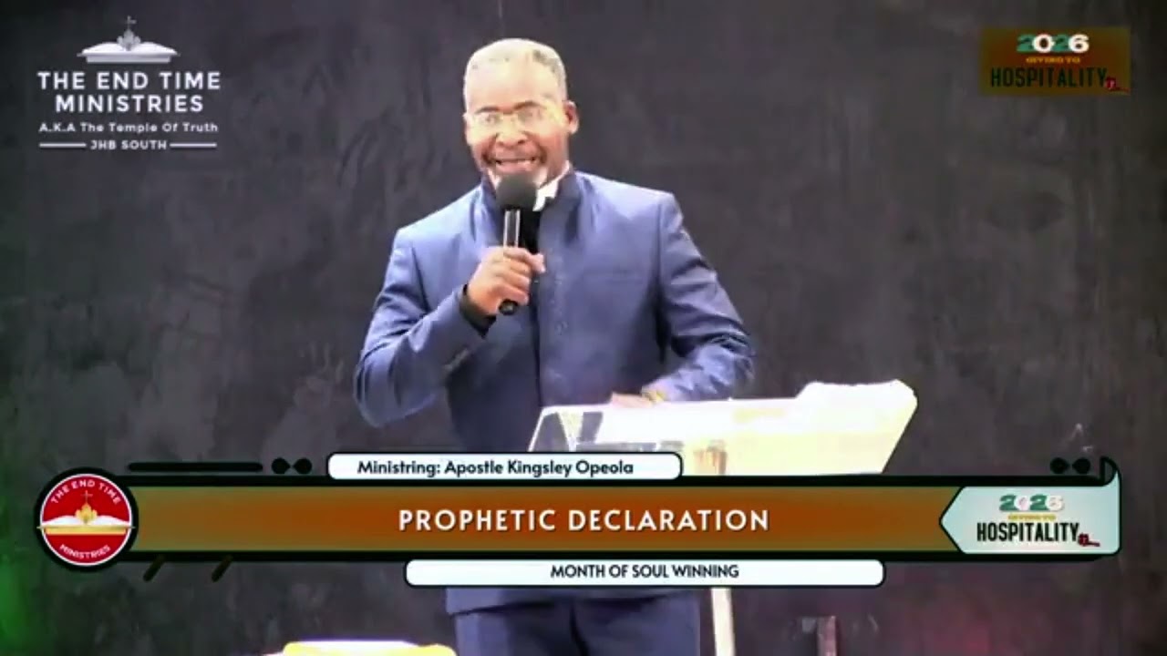 Prophetic Declaration 23 Feb 2026 |  Apostle Kingsley Opeola.